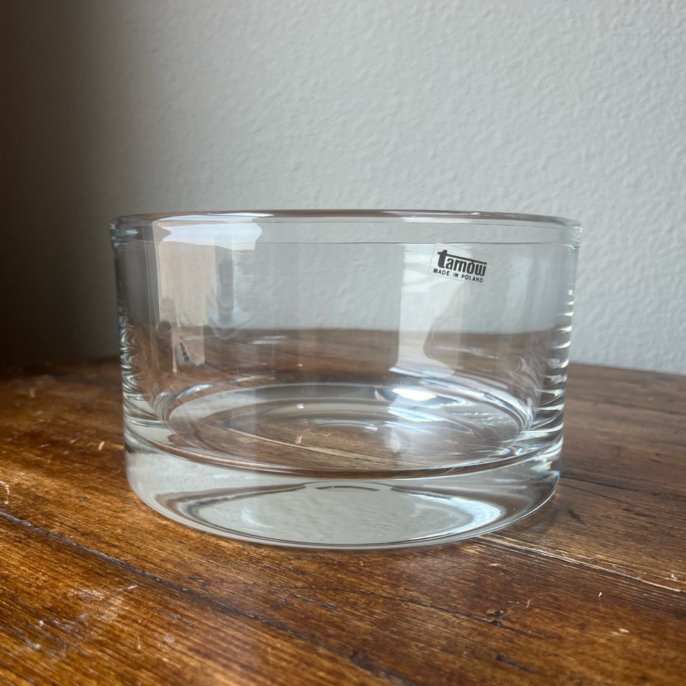 Tarnow Poland Crystal Glass Bowl